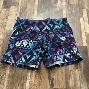Constantly Varied Gear Blue and Purple Geometric Shorts